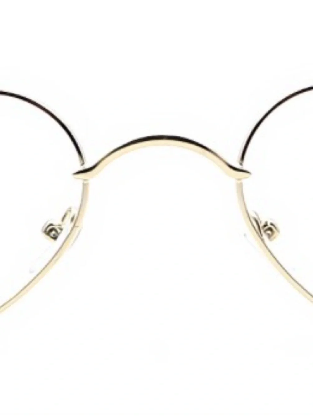 Prescription Minimalist Gold Heart Shaped Women's Eyeglass Frames